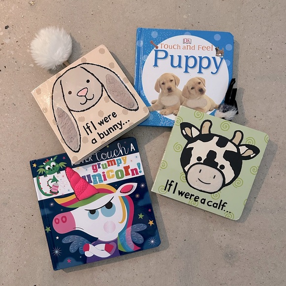 Noisy farm touch & feel book, Tails by Matthew Van Fleet toddler & baby book lot - Picture 1 of 2